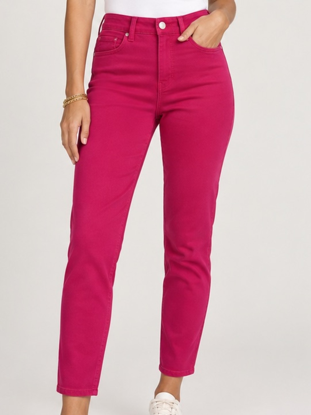 d. jeans Hot Pink Stretch Skinny Jeans